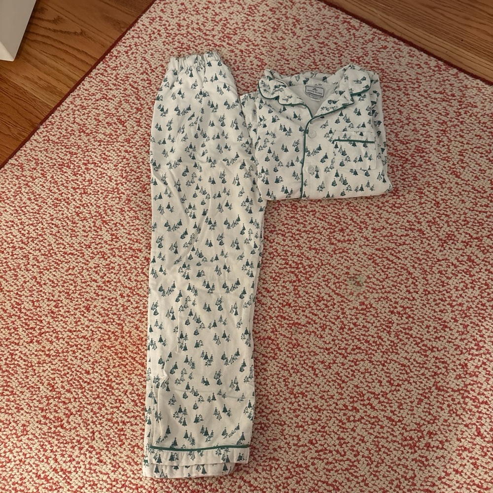 Kids Pajama Set with Tree Print